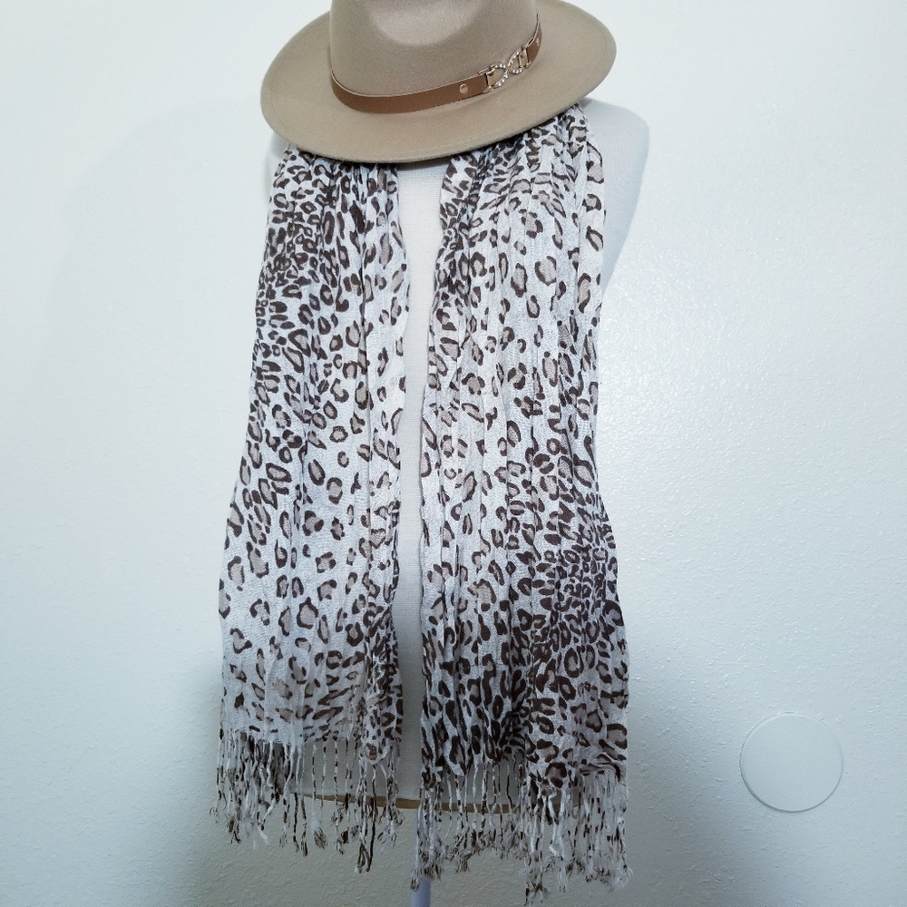 animal print scarf